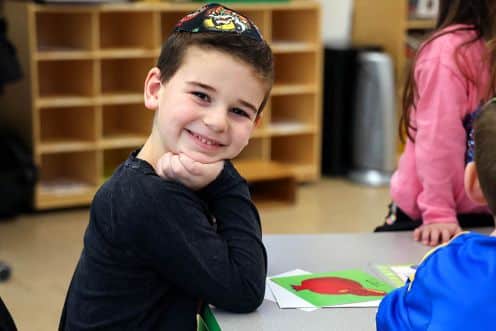smiling boy student